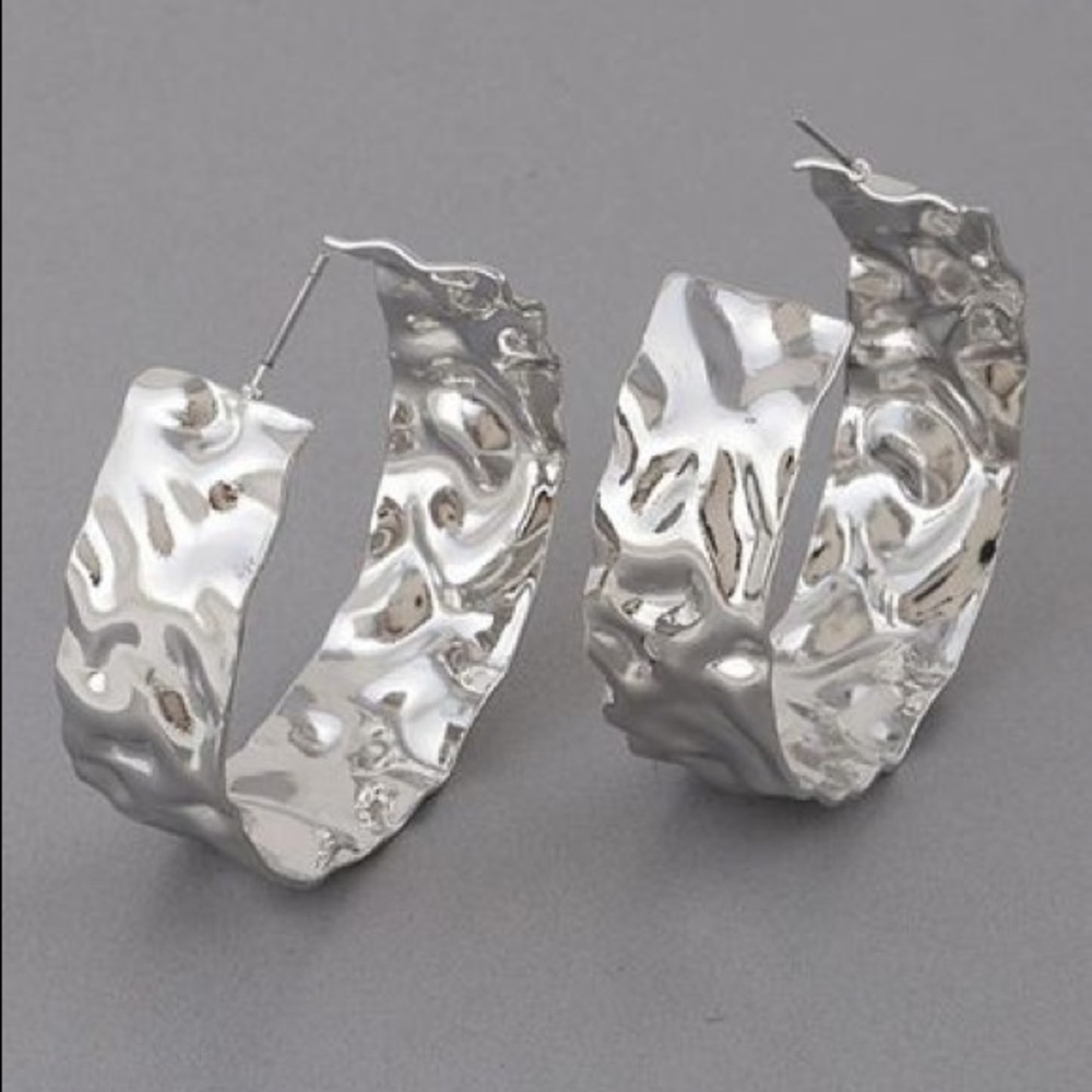 Waves Hoop Earrings